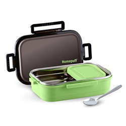 Home Puff Stainless Steel Lunch Box for Kids, Steel Tiffin box for Sch