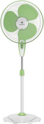 HAVELLS Gatik Neo 400 mm 3 Blade Pedestal Fan(White Green | Pack of 1)