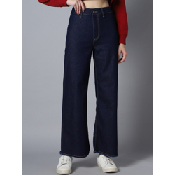 High Star Women 90' Marine Straight Fit High-Rise Stretchable Jeans