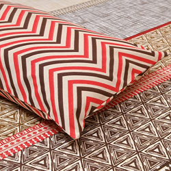 DE CAMA Since 1997 | 100% Cotton 300 TC Printed Pillow Covers Set of 2