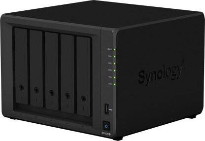 Synology DiskStation DS1520+ 0 TB External Hard Disk Drive (HDD)(Black