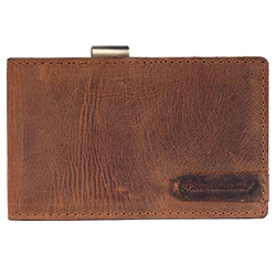 PICCO MASSIMO PREMIUM LEATHER CARD HOLDER WALLET| TAN COLOUR WITH RFID