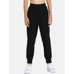 Puma Women Black Essential Knitted Regular Fit Closed Sustainable Trac