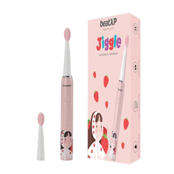 beatXP Jiggle Sonic Electric Toothbrush for Kids with 2 Brush Heads &