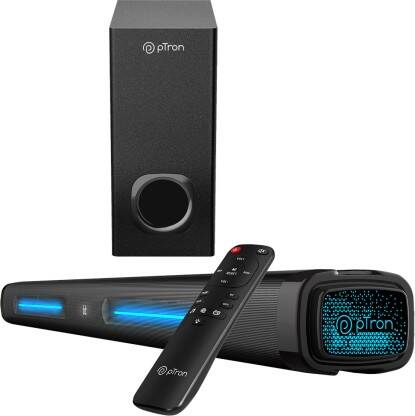 PTron Jazz Pro X1 240 W Bluetooth Soundbar(Black, 2.1 Channel)