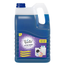 AMAZON BRAND - PRESTO! ACTIVE WASH DETERGENT LIQUID | TOUGH ON STAINS|