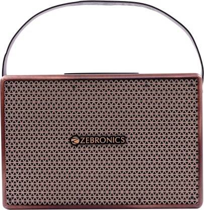 ZEBRONICS ZEB-SARGAM PORTABLE, VEGAN LEATHER CARRY HANDLE 20 W BLUETOO