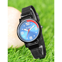 FLUID Women Water Resistant Reset Time Analogue Watch FLWatch23-023-BK