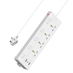 Portronics Power Plate 19 Extension Board with 4 Universal Power Socke