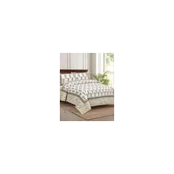 150 GSM Floral Print Double Bedsheet with Pillow Covers