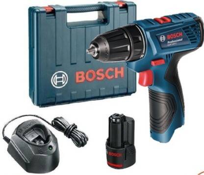 BOSCH GSR 120-LI, with GBA 12V 2.0Ah Battery, GL 1220 CV Charger & Car