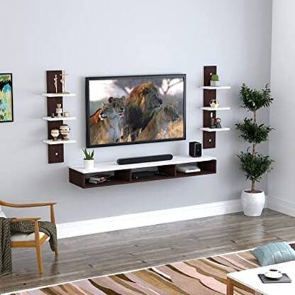 Hridya Handicrafts Wall Mount Tv Entertainment Unit Living Room 32 INC