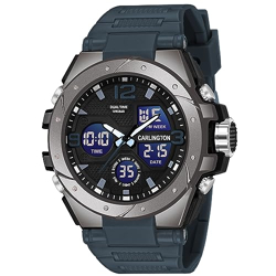 CARLINGTON RESIN ENDURANCE ANALOG-DIGITAL SPORTS WATCH FOR MEN AND BOY