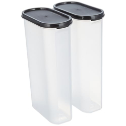 Amazon Brand - Solimo Antimicrobial Modular Plastic Storage Containers