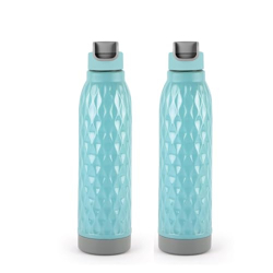 CELLO Puro Wave 900 Water Bottle | Easy Carry Wrist Belt | Covered Dri