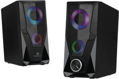 ZEBRONICS ZEB-WARRIOR 10 W Laptop/Desktop Speaker(Black, Black, 2.0 Ch