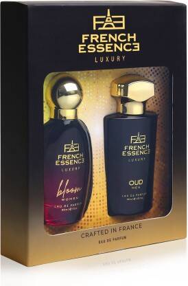 FRENCH ESSENCE Luxury Premium Bloom & Oud Perfume Gift Set Long Lastin