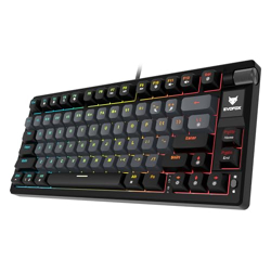 EvoFox Ronin TKL Wired Mechanical Gaming Keyboard | Gasket Sound Dampe