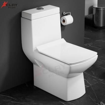 clayplus Platinum Ceramic Western Toilet/Water Closet/Commode With Sof