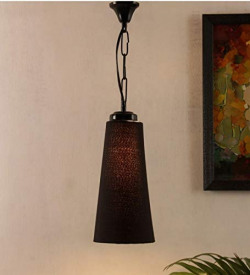 Ntu-244 Black Cotton Hanging Light by tu casa Holder type-b-22 (Bulb n