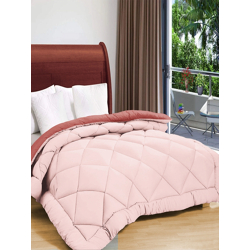 bsb home Orange Microfiber Mild Winter 210 GSM Double Bed Comforter