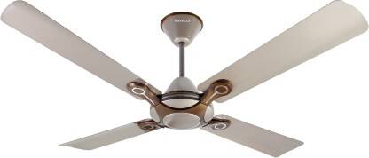 HAVELLS Leganza ES 4B 1 Star 1200 mm 4 Blade Ceiling Fan(Mist Honey |