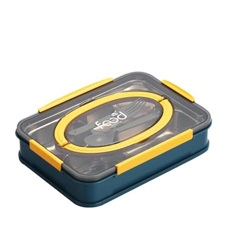 Crackles Insulated Handle Design Stainless Steel Food Container, Lunch