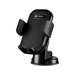 Portronics Clamp M4 Car Phone Holder Stand with 360 Degree Rotation, S