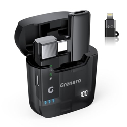 GRENARO Wireless Microphone, S11 Pro Digital Display Wireless Mic for