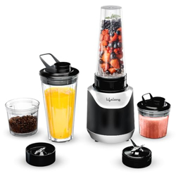 Lifelong 700 Watts Nutri Blender for Smoothie and Juices - 4 Bullet Ja