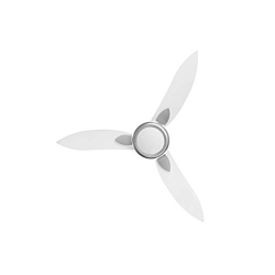 Usha Bloom Bellflower 1300mm Goodbye Dust Ceiling Fan (Sparkle White &