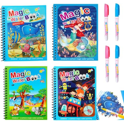 Crowd Clicks Kid's Magic Water Coloring Books Unlimited Fun with Drawi
