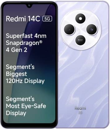 REDMI 14C 5G (STARDUST PURPLE, 128 GB)(4 GB RAM)