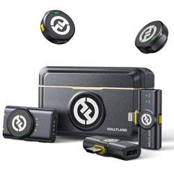 Hollyland Lark M2 Wireless Microphone for iPhone/Android/Camera/USB-C/