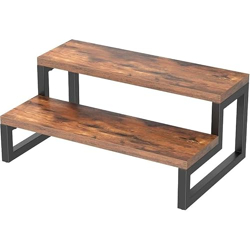 MT WoodRyzn Multipurpose Wooden Countertop Spice Rack Kitchen Organize