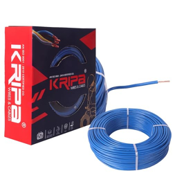 KRIPA 0.75 MM 90 MTR FR PVC INSULATED CCA COPPER WIRE, SINGLE CORE MUL