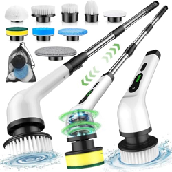 BRONTIX 9 in 1 Cordless Electric Spin mop Floor Cleaning Machine - Bat