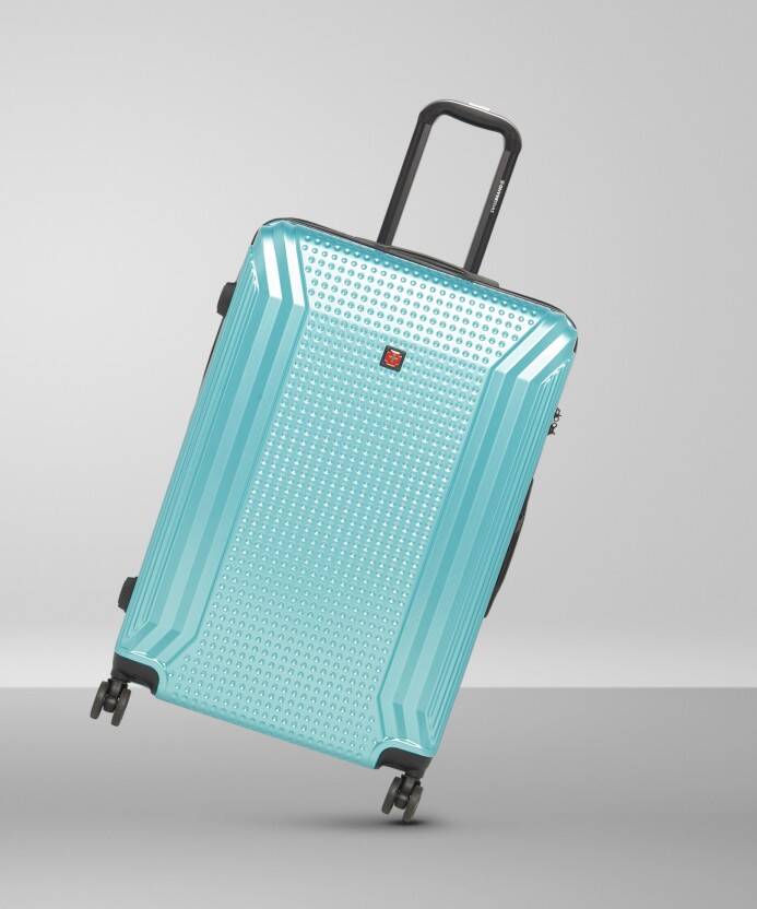 Large Check-in Suitcase (76 cm) 4 Wheels - VERNIER - Green