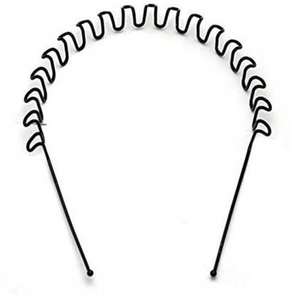 NPRC PREMIUM QUALITY HAIR BAND FOR MEN AND WOMEN DAILY USE BLACK SPRIN