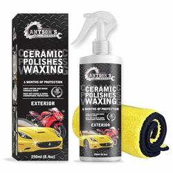CERAMIC POLISH WAXING FOR CAR - ANTSON 250ML EASY TO APPLY HYDROPHOBIC