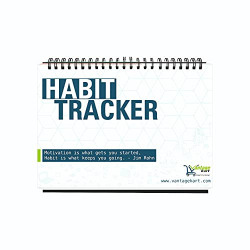 Vantagekart Habit Tracker Daily, Weekly and Monthly Planner (undated),
