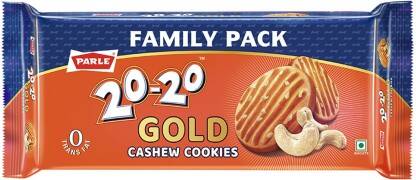 PARLE 20-20 Gold Cashew Cookies Cookies Biscuit (Cookie)(604.8 g)