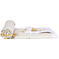 Amazon Brand - Solimo Double Microfiber Quilt | 100% Microfiber Exteri