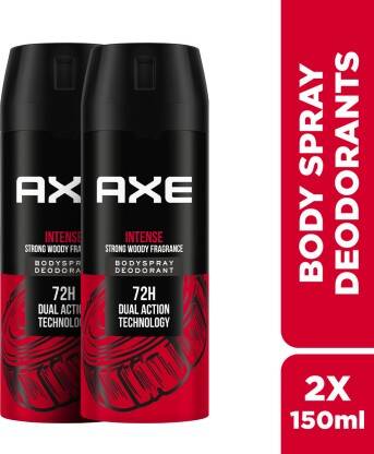AXE Intense Body Spray - For Men(150 ml, Pack of 2)