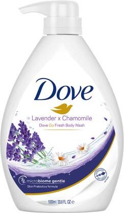 DOVE LAVENDER & CHAMOMILE GO FRESH BODY WASH WITH RELAXING FLORAL SCEN