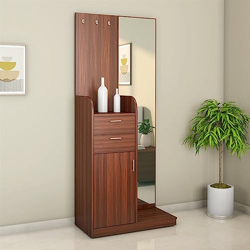 Nilkamal Max Engineered Wood Dresser with Mirror, 2 Drawers, 1 Cabinet