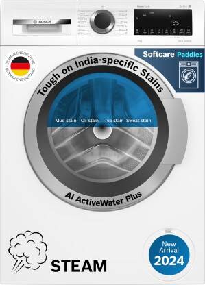 BOSCH 9 kg Fully Automatic Front Load Washing Machine with In-built He
