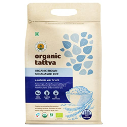 Organic Tattva, Organic Sonamasuri Brown Gluten Free and Unpolished Ri