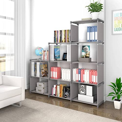 BEMITH Book Self 9 Layer Portable Book Shelf, Kids Books Racks for Ho