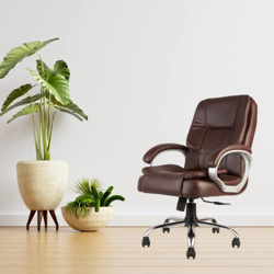 INNOWIN Venture Ergonomic Leatherette Executive Medium Back Revolving